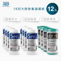 在飛比找PChome24h購物優惠-怡康 10吋大胖標準5微米PP濾心(8入)+10吋大胖標準U