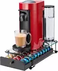 Vertuo Capsule Holder Drawer for Nespresso with Glass (Class-30 Pods)