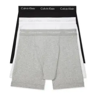 【Calvin Klein 凱文克萊】美國盒裝進口禮盒男內褲&男內衣3件組(八款任選)