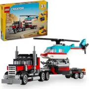 LEGO 31146 Creator 3-in-1 Flatbed Truck with Helicopter