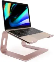 Ergonomic Aluminum Laptop Mount | Computer Stand & Holder - Compatible with Macb