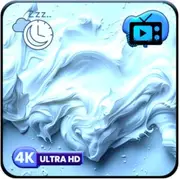 White Noise Calm Screensaver – Pure White Ambient Sound for Sleep, Focus & Sleep Timer Countdown