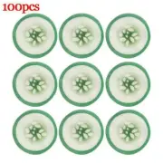 100pcs Cucumber Hydra-gel Eye Patches Eye Pads Strong Water New Absorption D9W0