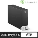 【SEAGATE 希捷】ONE TOUCH HUB 6TB 3.5吋外接硬碟(STLC6000400)