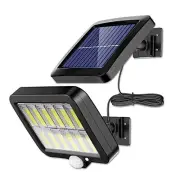 LED Solar Street Light Security Flood Lamp Motion Sensor Outdoor Wall
