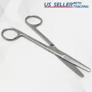 OPERATING DISSECTING DRESSING SCISSORS BLUNT BLUNT 6.5" STRAIGHT STAINLESS STEEL
