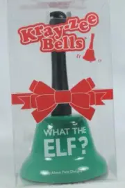 Kray-Zee Bell 'What The Elf' By About Face Design-Ring for Your Need New In Box