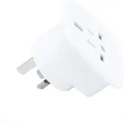 SAA Approved UK/US/JP/CA to AU/NZ Adaptor Plug with Insulated Pins, UK/US Plug