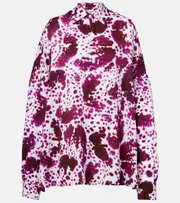 [Dries Van Noten] Dries Van Noten Oversized shirt AU 12 pink