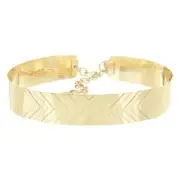 NWT RRP $290 Sass & Bide THE CONSEQUENCE Gold Metal Belt OSFA FREE Post