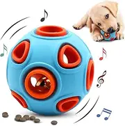Dog Toys, Dog Toy Ball Indestructible Dog Chew Toys Ball Interactive Giggle Ball for Dog, Treat Dispenser Dog Toy Ball for Large, Medium and Small Dog, Relieve Anxiety and Boredom
