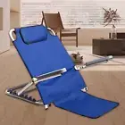 Bed Backrest Back Rest Lifting Seat with Head Pillow Beach Chair Reading Bed