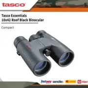 Tasco Essentials 10x42 Roof Binocular Compact Lightweight Black #taes10x42
