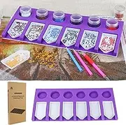 Diamond Painting Accessories Tray Organizer for Diamond Art Kits for Adults, Diamond Art Accessories Tools Kits, Diamond Art Storage Tray for Glitter Rhinestones, Diamond Bead Organizer Tray