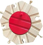 ORFOFE 1Set DIY Wooden Railway Track Set Assembled Train Track Components for Fun and Easy to Assemble Block Wooden Railway Parts for Creative Play for Imaginative Train