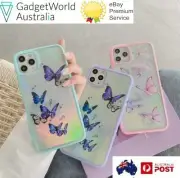 iPhone 12 Pro Max MINI 11 XS XR 8 7 SE2020 Butterfly Glitter 3D Shockproof Case
