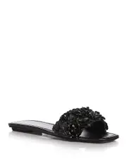 Stuart Weitzman Women's Meadow Slide Flat Sandals