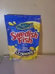 Swedish FISH Blue Raspberry Lemonade Soft & Chewy Candy, 8.04 oz Bag