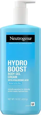 Neutrogena Hydro Boost Body Moisturizing Gel Cream with Hyaluronic Acid, Non-...
