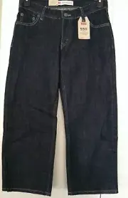 LEVI'S 550 Sz 8 Husky Relaxed Fit,Tapered Leg, Adj. Waistband Waist 28, NWT FSH