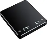 3kg/0.1g Digital Coffee Scale with Timer Screen Espresso Scales Rechargeable Electronic Kitchen Scale oz/ml/g High Precision Measuring Tools
