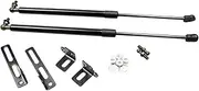 Auto Front Hood Bonnet Modify Gas Struts Lift Support Shock Damper Carbon Fiber Rods Auto Front Hood Bonnet Modify Gas Struts Lift Support Shock Damper Carbon Fiber Rods(Normal black)