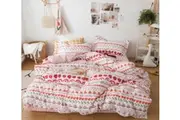 3D Strawberry Pattern 13191 Quilt Cover Set Bedding Set Pillowcases 3D Duvet cover