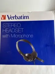 Verbatim Stereo Headset With Microphone. New In The Box