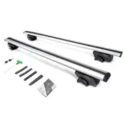 Elora Car Roof Rack Cross Bars Carrier Vehicle Lock Wrap Rails Adjustable 127cm