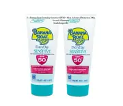 2 x Banana Boat Everyday Sensitive SPF50+ Most Advanced UVA/UVB Protection 200g