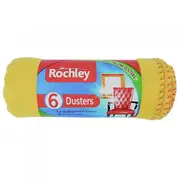Rochley Standard Dusters (Pack of 6) Yellow One Size