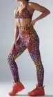 Savage X Fenty colorful leopard print leggings, plus size 3X