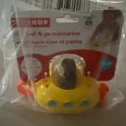 Skip Hop Zoo Pull and Go Submarine Monkey Baby - Child / Kids Bath Toy - NEW