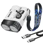 BORUIT U6 Pocket Clip Keychain Mini Flashlight Small Rechargeable EDC LED Torch