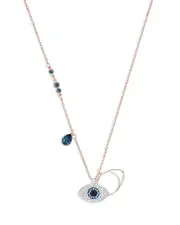 Swarovski Symbolica Evil Eye Swarovski Crystal Pendant Necklace, 14.8