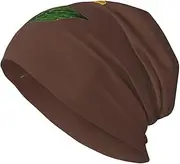 [JBYJBX] Smile Face Sunflower Print Casual Slouchy Beanie Hip-Hop Soft Lightweight Running Beanie Adult Hats Men Women, Smile Face Sunflower, One Size