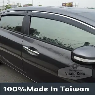 【Visor King 晴雨窗 】10- Volkswagen VW POLO 鍍鉻飾條晴雨窗