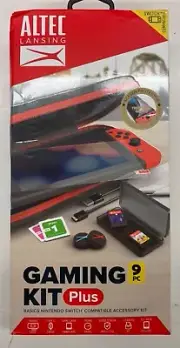 Altec Lansing Nintendo Switch 9 Piece Accessory Kit (ALNKIT01)