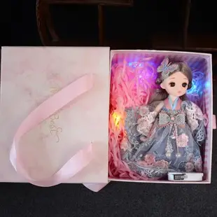 可愛中國風芭比娃娃背包玩偶掛件包包掛飾鑰匙扣兒童小禮物男女