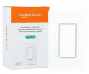 Amazon Basics Smart Switch Single Pole Works with Alexa Only 2.4 GHz Wi-Fi B27