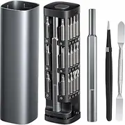 DaMohony 46 in 1 Multifunctional Precision Screwdriver Set with Metal Case Magnetic Repair Tool Kit for Phone Laptop PC Watch