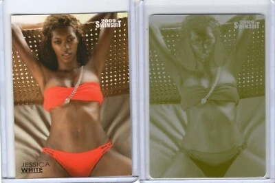 JESSICA WHITE 2009 SPORTS ILLUSTRATED SI SWIMSUIT #58 YELLOW PRINTING PLATE 1/1!