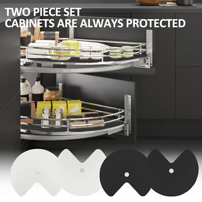 2 Pcs Shelf Liners for Cabinets 26 Inches Circle Kitchen Shelf Liner Non xijoz