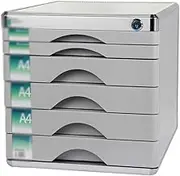 Multi Layer Desk File Cabinet with Lock for Confidential Data Storage