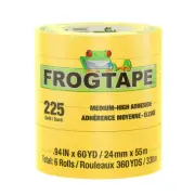 FrogTape CP 225 Medium-High Adhesion Masking Tape 24mm x 55M x 6-Pack 105320