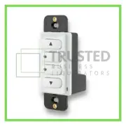 Hubbell LVSD-ML-4-WH Low Voltage Wall Switch Dimmer 4-Button White