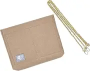 From HER Purse Organizer Insert Conversion Kit with Gold Chain Felt Handbag LV Toiletry 26, GG Ophidia Pouch