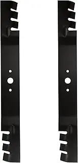 42 inch Mulching Blade for Cub Cadet 490-110-C129 742-04101 742-3033 759-04081 759-3830 742P3033 Z-16 Z-165 LT2042 LT2180 LT1018 2176 1517 2155 1527, Black