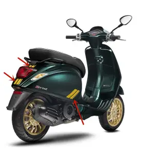 Vespa Sprint Racing 60's特仕版 貼紙 原廠貼紙