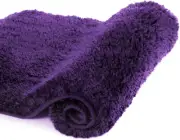 Walensee Non Slip Bath Mat for Bathroom (16 X 24, Dark Purple) Water Absorbent S